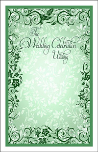 Wedding Program Cover Template 11C - Graphic 7
